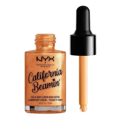 Luminaire liquide, NYX, California Beamin, 04 Golden Glow, 22 ml