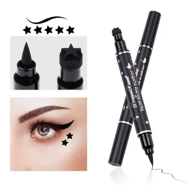 Eyeliner tus carioca, Kiss Beauty, avec tampon étoile, 01