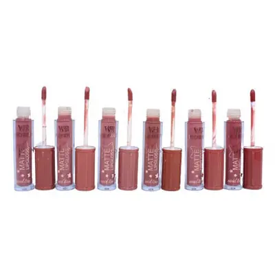 Set de 6 gloss mats, Maquillage, Lipgloss mat, Vivid Touch, Natural