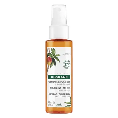 Klorane Huile de mangue - nourrissante pour cheveux secs 100 ml