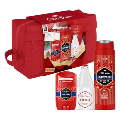 Old Spice Traveller set - déodorant solide + gel douche + après-rasage