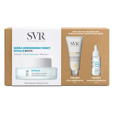 Kit SVR Hyalu Biotic, gel raffermissant régénérant, 50 ml + Ampoule Hydra, sérum hydratant, 10 m