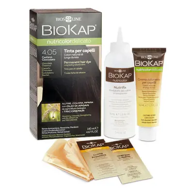 Biokap Nutricolor Delicato, coloration, 4.05 châtaigne chocolat, 140 ml