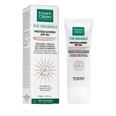 MartiDerm The Originals Proteos Screen, crème teintée avec écran solaire, SPF 50+, 40 ml