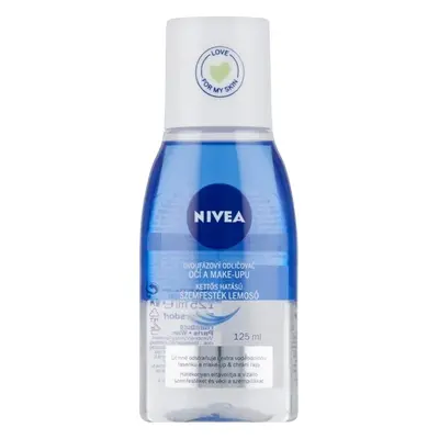 NIVEA Démaquillant pour les yeux en deux étapes Bleuet 1×125 ml, démaquillant pour les yeux