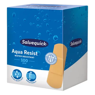 Salvequick Aqua Resist, sparadrap étanche, 25 mm x 72 mm, 100 pièces