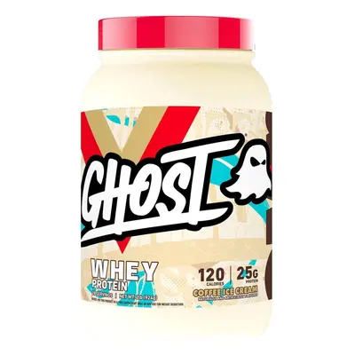 Ghost Whey Protein, Protéine de lactosérum à l'arôme de crème glacée au café, 924 g