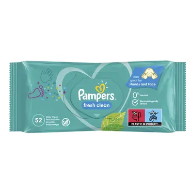 Pampers Fresh Clean, lingettes humides, 12 x 52 pcs