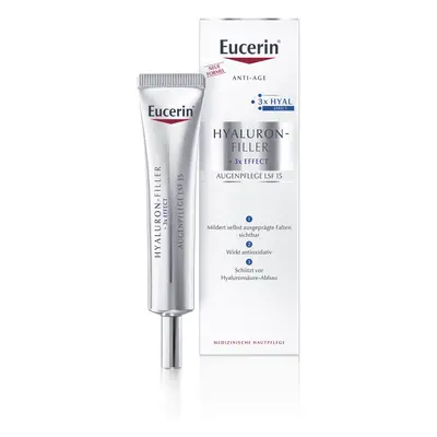 Eucerin Hyaluron-Filler, crème anti-rides pour les yeux, SPF 15, 15 ml