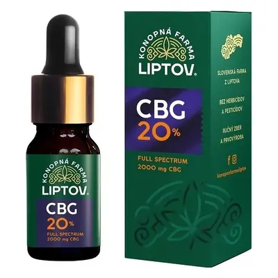 HEMP PHARMA LIPTOV LIPTOV CBG OIL 20% 10ML 1×10 ml