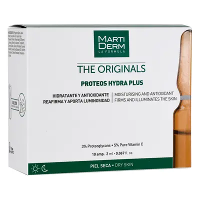 MartiDerm The Originals Proteos Hydra Plus, sérum hydratant avec antioxydants, peau sèche, 2 ml 