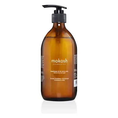 Mokosh, gel douche hydratant, bois de santal et ambre, 500 g