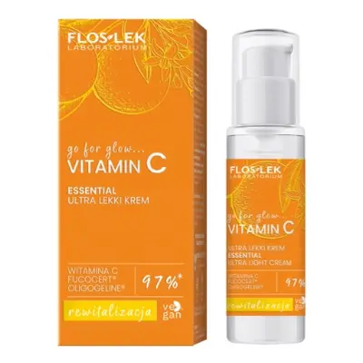 Floslek Laboratorium Go For Glow Vitamin C Ultra Light Day and Night Cream 30 ml.