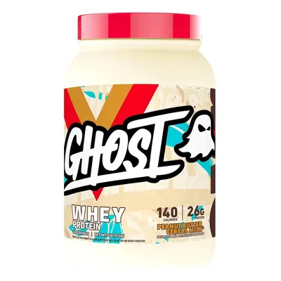 Ghost Whey Protein, Protéines de lactosérum à l'arôme de beurre de cacahuète et de lait de céréa