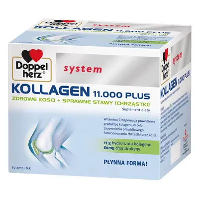 Doppelherz System Kollagen 11.000 Plus, 25 ml x 30 ampoules