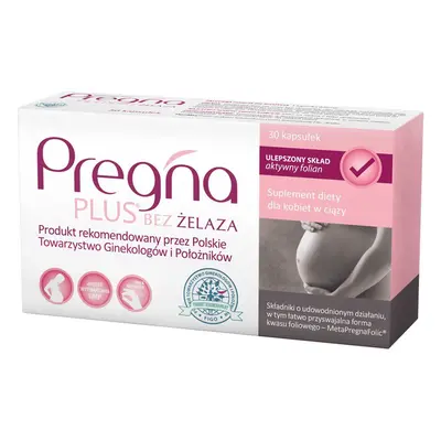 Pregna Plus sans fer, pour les femmes enceintes, 30 gélules