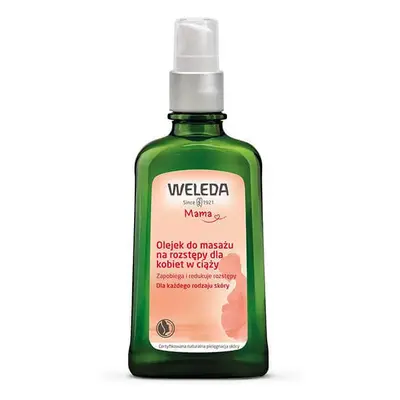 Weleda Mama, Huile de massage contre les vergetures pour femmes enceintes, 100 ml