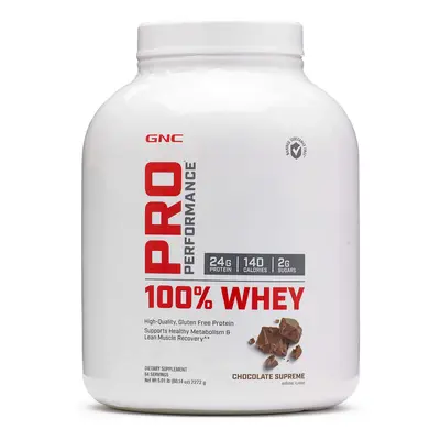 Gnc Pro Performance 100% Whey, Protéines de lactosérum, Aromatisées au Chocolat, 2272 g