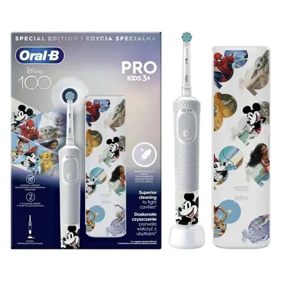 Oral-B EK Pro Kids 3+ Disney EK Pro Kids 3+ + kit de voyage 1×1 set, brosse à dents électrique