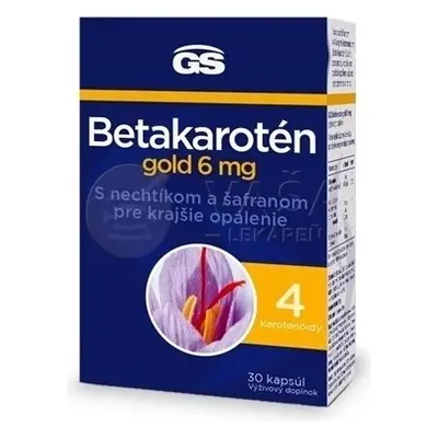 GS Betacaroten gold 6 mg 1×30 cps, complément alimentaire