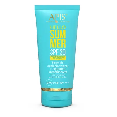 Apis Hello Summer, crème solaire pour le visage au nectar cellulaire, SPF 30, 50 ml