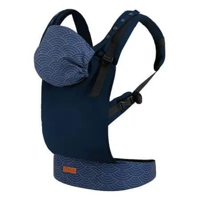 Porte-bébé ergonomique Collet, bleu marine, Momi