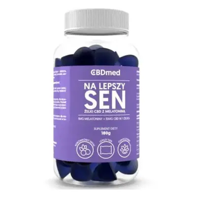 Gels pour un meilleur sommeil CBD + mélatonine 180 g (60 pièces) CBDmed