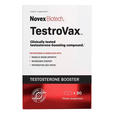 Novex Biotech® TestroVax™, Formule de soutien à la production de testostérone, 90 cps, GNC