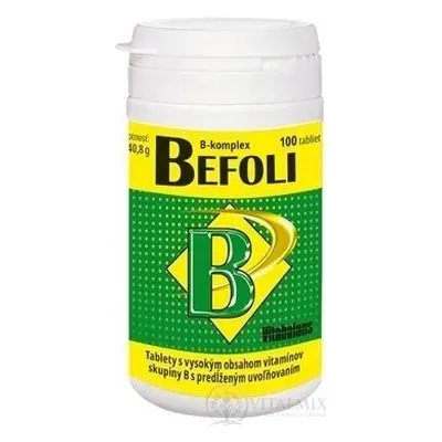 Vitabalans BEFOLI 1×100 tbl, complément alimentaire