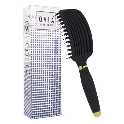 Sister Young, brosse à cheveux en poils naturels, Ovia Black, 1 pièce