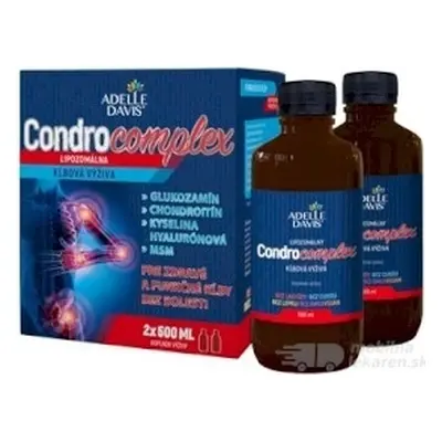 Adelle Davis CONDROCOMPLEX Liposomal Joint Nutrition 2×500 ml, complément alimentaire