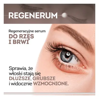 Regenerum, sérum régénérateur pour cils et sourcils, 11 ml