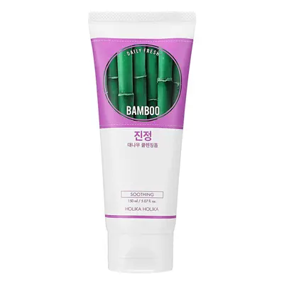 Holika Holika, Daily Fresh Bamboo, mousse nettoyante pour le visage, bambou, 150 ml