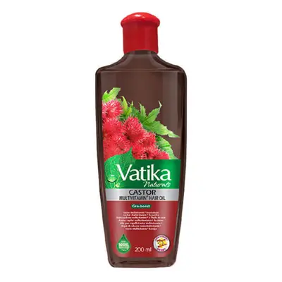 Vatika Naturals, huile de ricin pour la croissance des cheveux, 200 ml