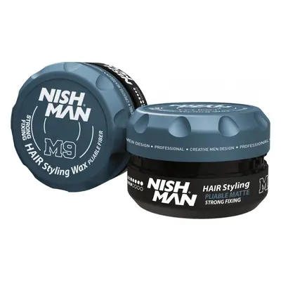 Nishman Pliable Matte M9 Pliable Matte M9 Strong Hold Hair Wax (cire à cheveux à forte tenue)