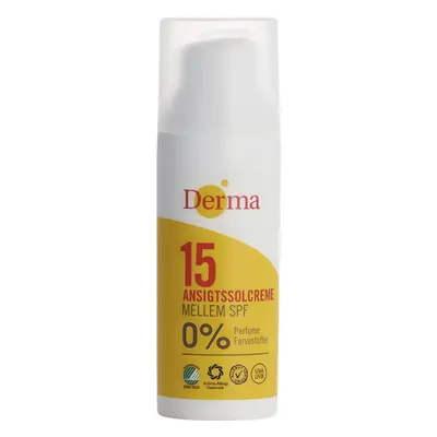 Derma Sun, crème solaire pour le visage SPF 15, 50 ml