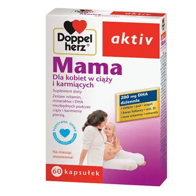 Doppelherz aktiv Mama, pour les femmes enceintes et allaitantes, 60 gélules