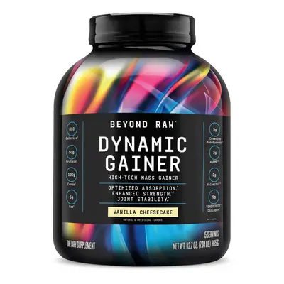 Gnc Beyond Raw Beyond Raw Dynamic Gainer High-tech Mass Gainer, Protein Gainer With Vanilla Chee