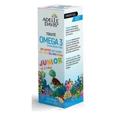 Adelle Davis OMEGA 3 d'algues junior 50 ml 1×50 ml, complément alimentaire