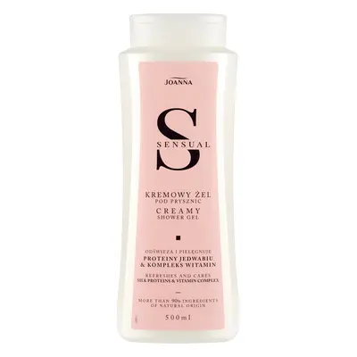 Joanna Sensual, gel douche crémeux, protéines de soie, 500 ml