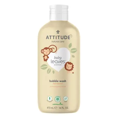 ATTITUDE Bébé feuilles bain moussant au jus de poire 1×473 ml, savon moussant pour bébé