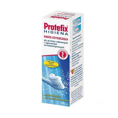 Protefix Higiena, pâte nettoyante pour prothèses dentaires et appareils orthodontiques, 75 ml