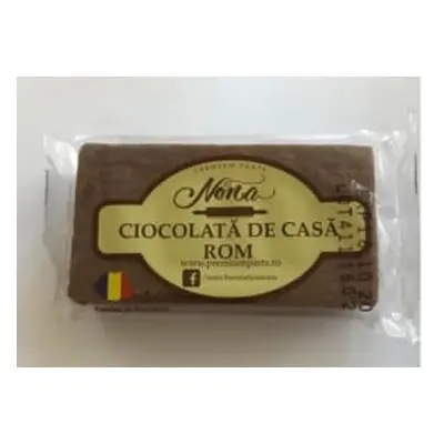 Chocolateria Nona Tablette de chocolat artisanal au rhum, 60 g