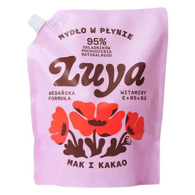 Luya, savon liquide, Graines de Pavot et Cacao, recharge, 800 ml