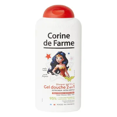 Corine De Farme Disney Wonder Woman set, eau de toilette, 30 ml + gel douche, 300 ml + pinces à 