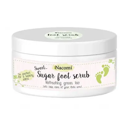 Nacomi, gommage au sucre adoucissant pour les pieds, 125 g