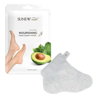 SunewMed+, masque nourrissant pour les pieds, avocat, chaussettes, 40 g