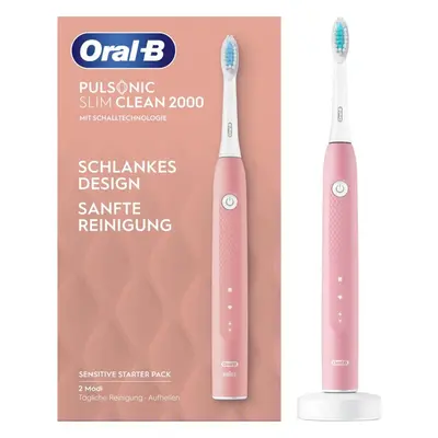 Brosse à dents électrique Oral B Pulsonic Slim clean 2 000 pink 1×1 pc, brosse à dents électriqu