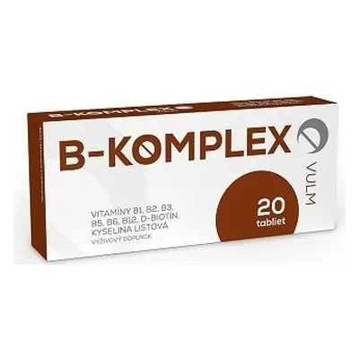 VULM B-KOMPLEX 1×20 tbl, complément alimentaire