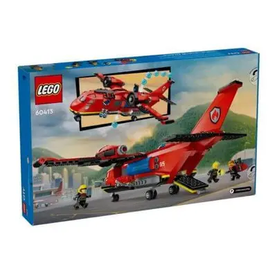 Avion de pompiers, +6 ans, 60413, Lego City